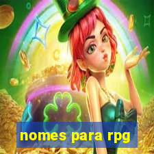 nomes para rpg